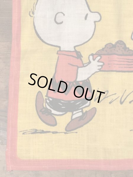 70〜80年代頃のスヌーピーのビンテージのタペストリー