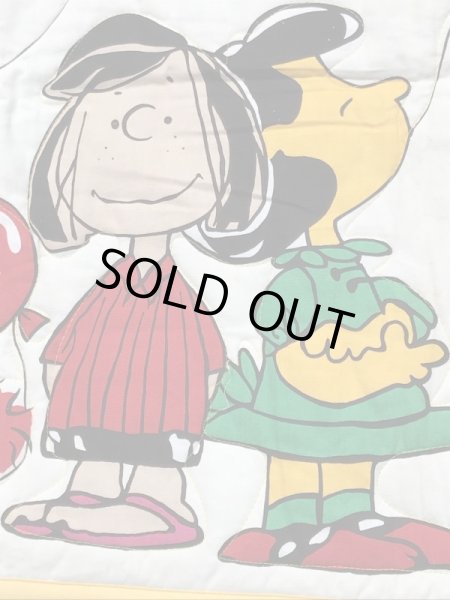 80年代頃のスヌーピーのビンテージのキルティング布団