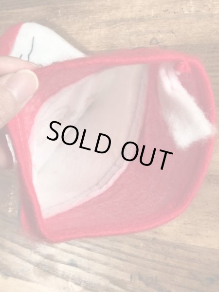 70〜80年代頃のクリスマスのスヌーピーのビンテージの靴下