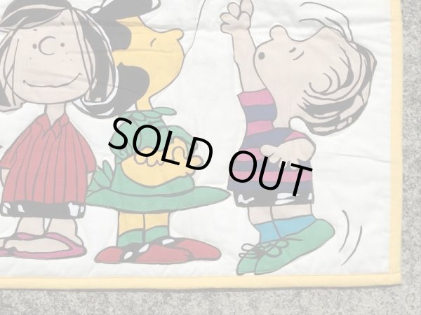 80’sのスヌーピーのヴィンテージのキルティングマット