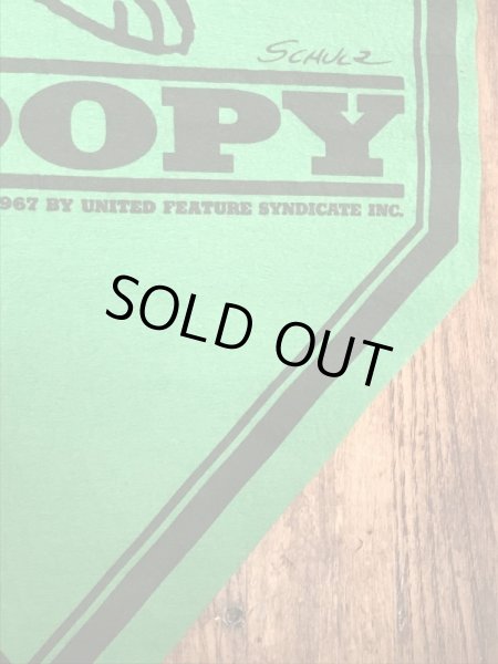 70’sのスヌーピーのヴィンテージのタペストリー