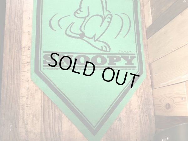 70’sのスヌーピーのヴィンテージのタペストリー