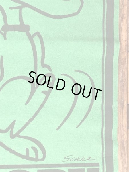 70’sのスヌーピーのヴィンテージのタペストリー