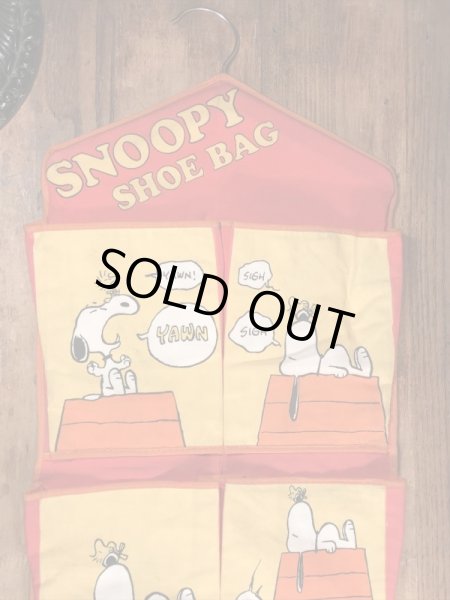 70年代頃のスヌーピーのビンテージのシューバッグ