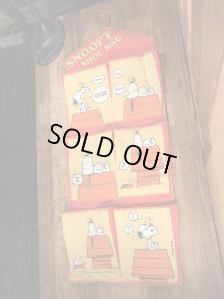 70年代頃のスヌーピーのビンテージのシューバッグ