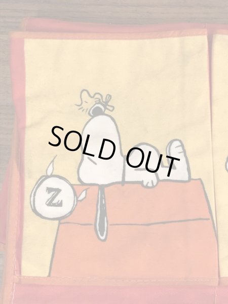 70’sのスヌーピーのヴィンテージのウォールポケット