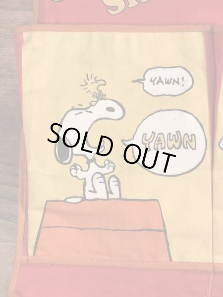 70’sのスヌーピーのヴィンテージのウォールポケット