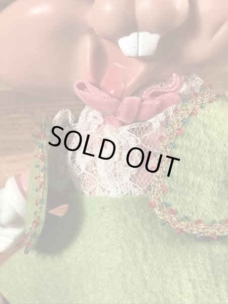 70年代頃のロイデス社製のウサギのビンテージのコインバンクドール