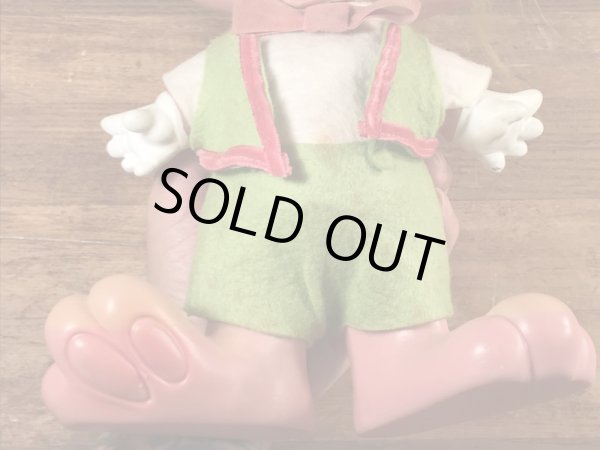 70’sのロイデス社製のうさぎのヴィンテージのコインバンクフィギュア