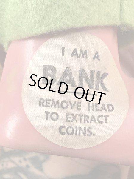 70年代頃のうさぎのビンテージの貯金箱ドール