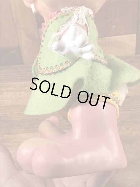 70’sのロイデス社製のウサギのヴィンテージの貯金箱フィギュア