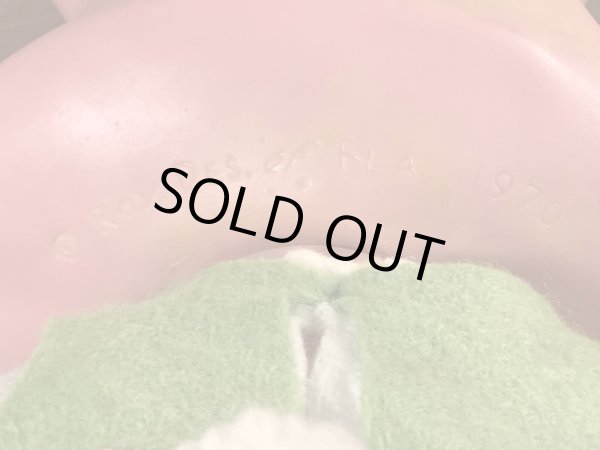 70’sのロイデス社製のうさぎのヴィンテージのコインバンクフィギュア