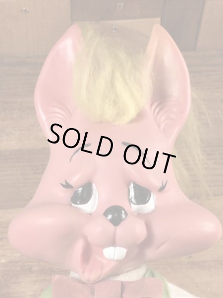 70年代頃のうさぎのビンテージの貯金箱ドール