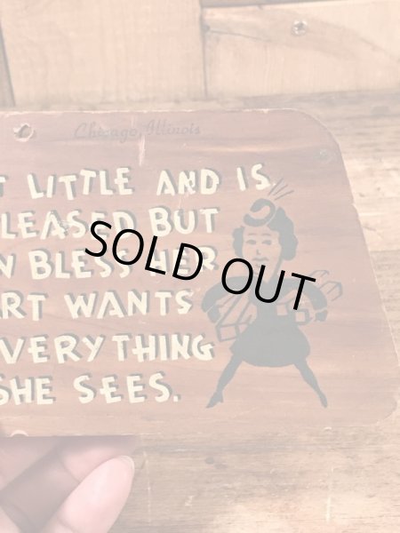 60’sのメッセージが描かれたヴィンテージのサインボード