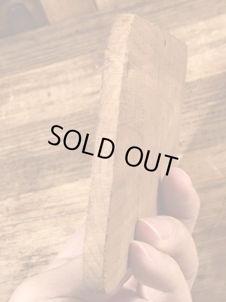 60年代頃のメッセージが描かれたビンテージの壁掛けウッドサイン