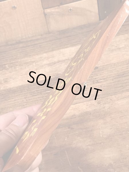 60年代頃のメッセージが書かれたビンテージの壁掛けウッドサイン