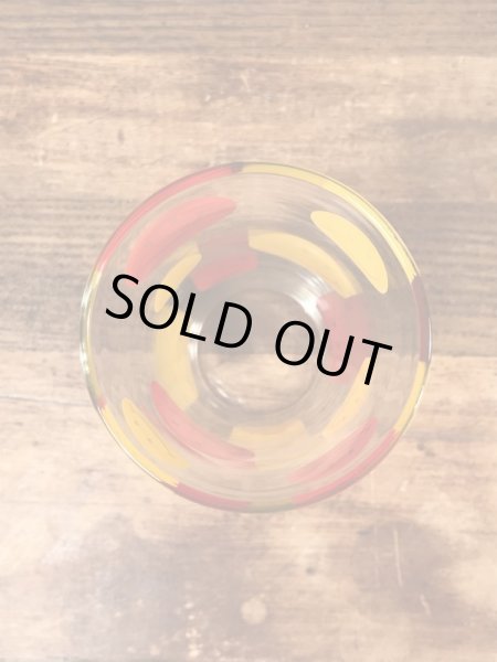 70年代頃のスマイルフェイスのビンテージのグラスコップ