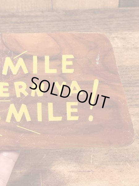 60’sのブルドッグが描かれたヴィンテージのサインボード