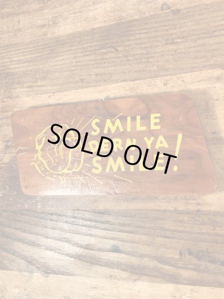 60’sのブルドッグが描かれたヴィンテージのサインボード