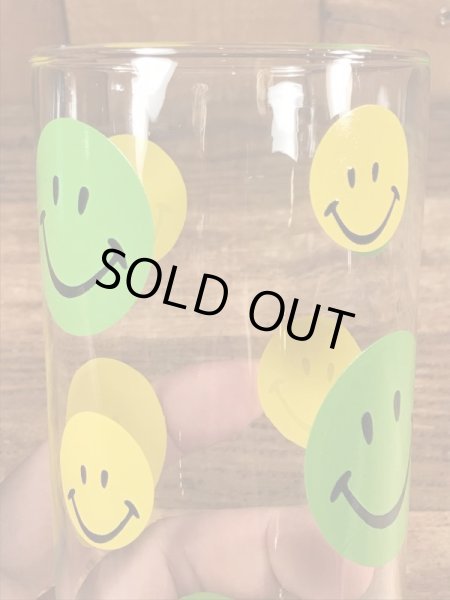 画像15: Smile Face “1 Shit” Glass　スマイルフェイス　ビンテージ　グラスコップ　70年代 (15)