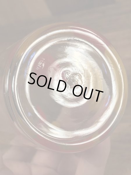 70’sのスマイルフェイスのヴィンテージのガラスコップ