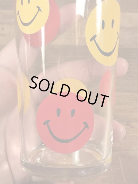 70’sのスマイルのヴィンテージのグラスタンブラー