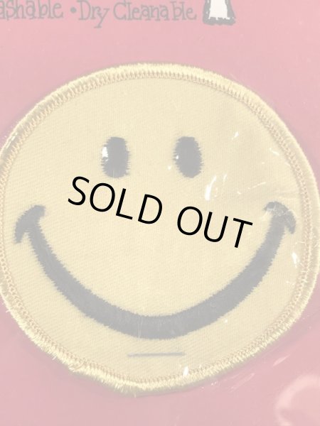 70年代頃のスマイルフェイスのビンテージのワッペン