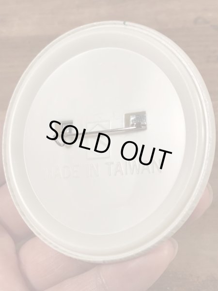 80年代頃のスマイルフェイスのビンテージの缶バッジ