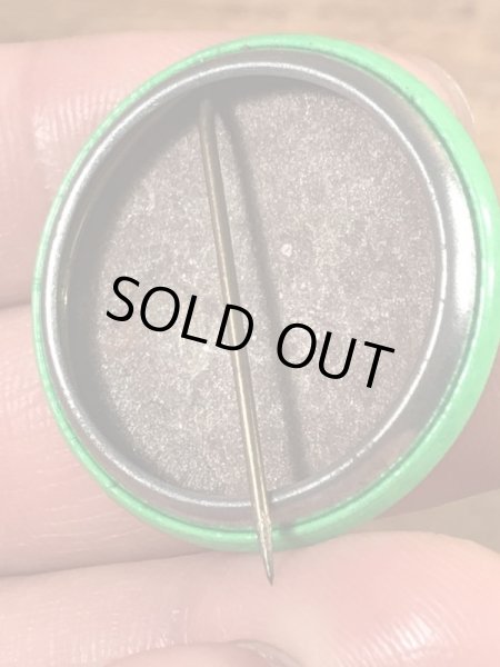 70年代頃のスマイルフェイスのビンテージの缶バッジ