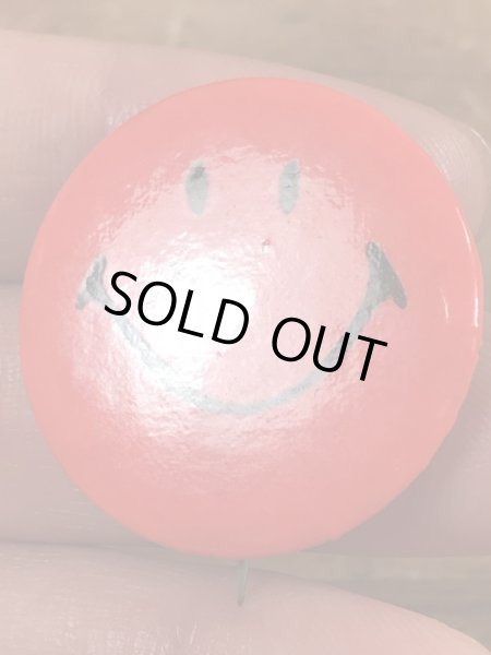 70’sのスマイルのヴィンテージの缶バッチ