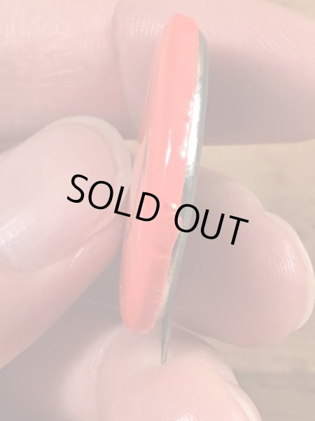 70年代頃のスマイルフェイスのビンテージの缶バッジ