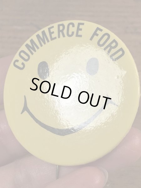 70’sのスマイルのヴィンテージの缶バッチ