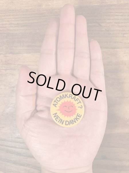 80年代頃〜のスマイルのビンテージの缶バッジ