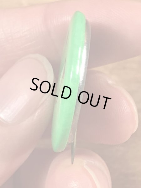 70年代頃のスマイルフェイスのビンテージの缶バッジ