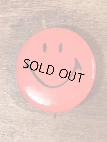 70’sのスマイルのヴィンテージの缶バッチ