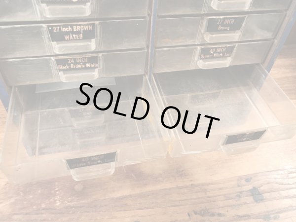 〜60’sのシューレースのヴィンテージの店頭用ディスプレイケース