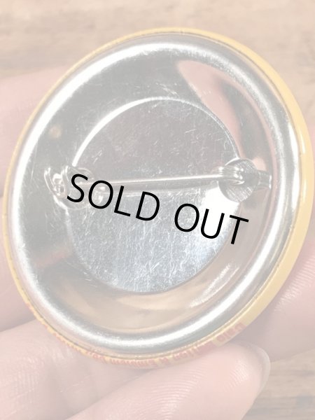 70年代頃のスマイルフェイスのビンテージの缶バッジ