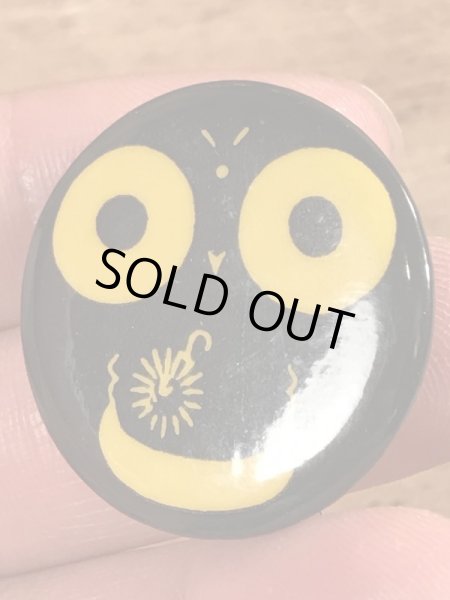 70’s〜のスマイルフェイスのヴィンテージの缶バッジ