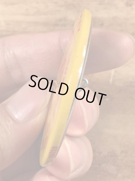 70年代頃のスマイルフェイスのビンテージの缶バッジ