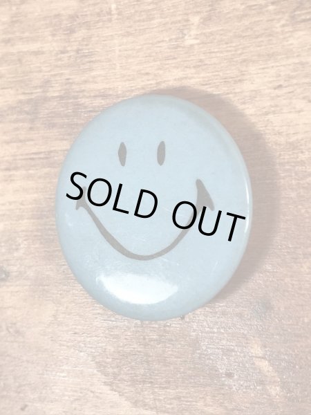 70’sのスマイルのヴィンテージの缶バッジ