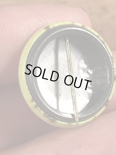 70’sのスマイルフェイスのヴィンテージの缶バッチ