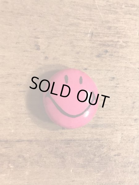 70年代頃のスマイルのビンテージの缶バッジ