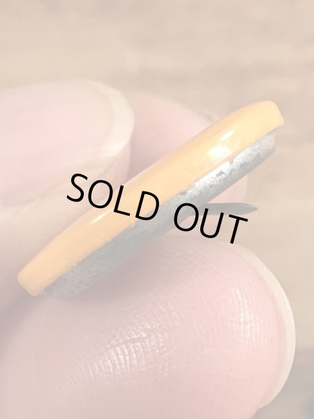 70’sのスマイルフェイスのヴィンテージの缶バッジ