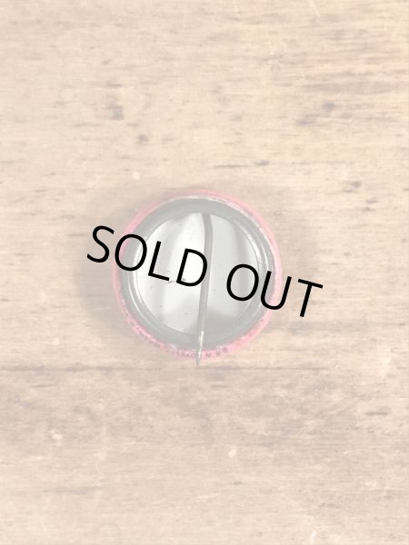 70’sのスマイルフェイスのヴィンテージの缶バッチ