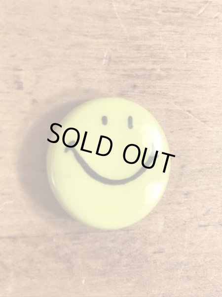 70年代頃のスマイルのビンテージの缶バッジ