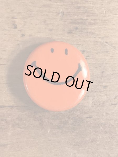 70年代頃のスマイルのビンテージの缶バッジ