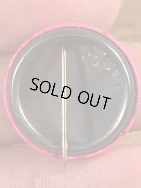 70’sのスマイルフェイスのヴィンテージの缶バッジ