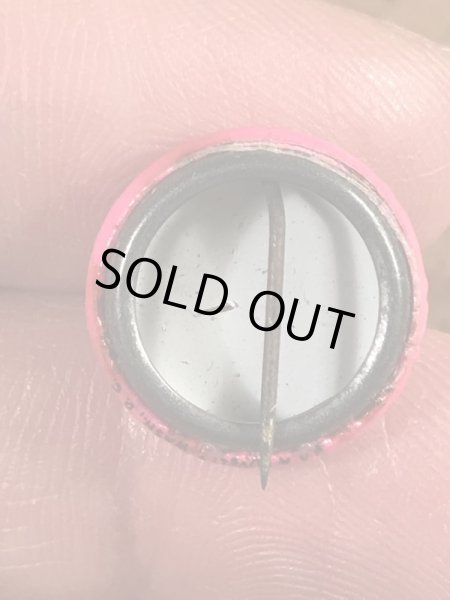 70’sのスマイルフェイスのヴィンテージの缶バッチ