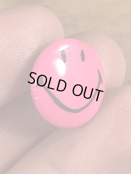 70年代頃のスマイルのビンテージの缶バッジ