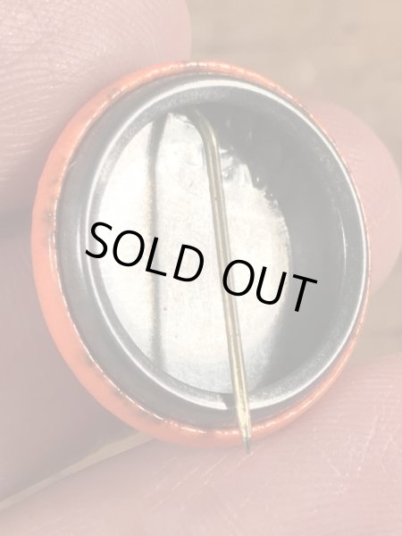 70’sのスマイルフェイスのヴィンテージの缶バッチ